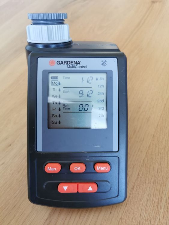 Gardena MultiControl Bewässerungsuhr mit 2-Wege-Ventil (Gebraucht) in ...