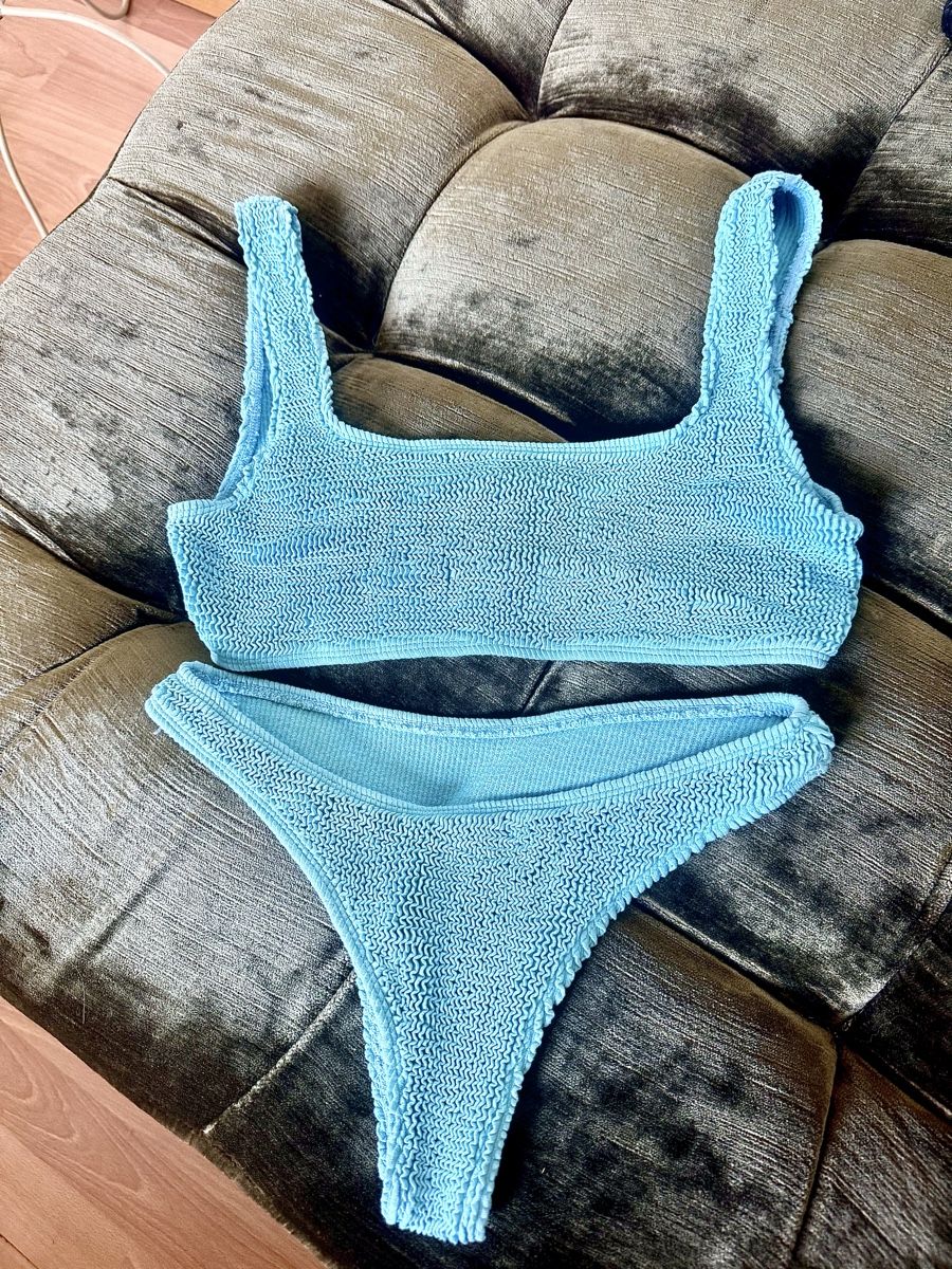 Maillots de bain & Bikinis: Bikini hellblau texturiert Damen Grösse M neu – D'occasion à Kilchberg ZH par Suisse500 2