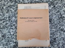 Modifications No 6 pour Regl 56.2 f