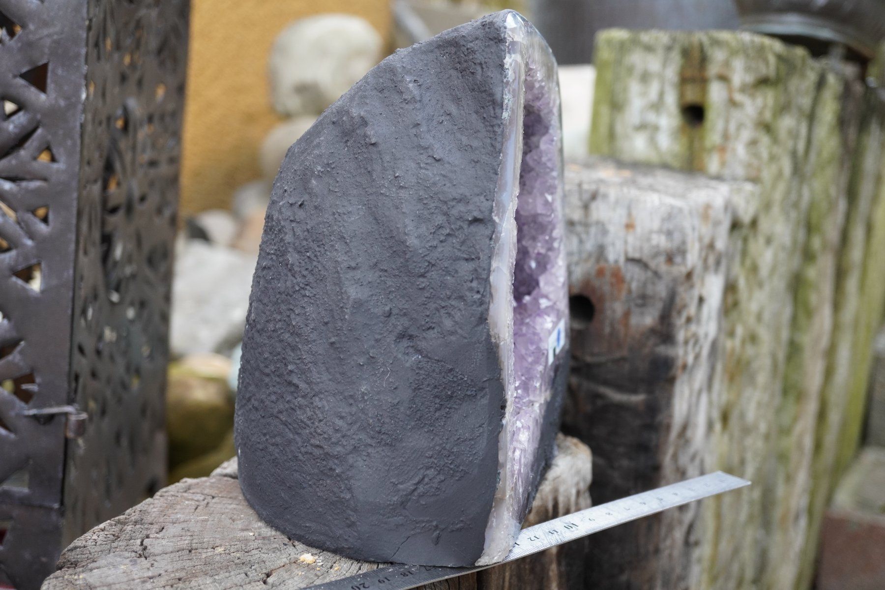Minerali & Pietre curative: Amethyst   Druse  6.28kg     20cm x18cm    TOPSTONE – Nuovo e nell'imballaggio originale da Eschenbach SG venduto da topstone 4