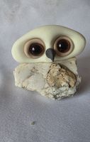 Eule Figur Naturstein Handgemacht Einzigartig