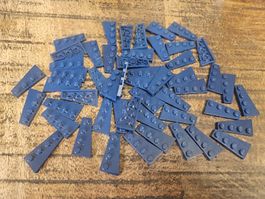 lego 41769 lot de 50 pièces Dark Blue Wedge, Plate 4 x 2