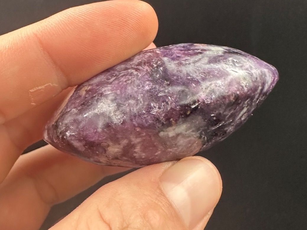 Minerali & Pietre curative: Lepidolith Handschmeichler Heilstein – Nuovo e nell'imballaggio originale da Männedorf venduto da Handschmeichler 2