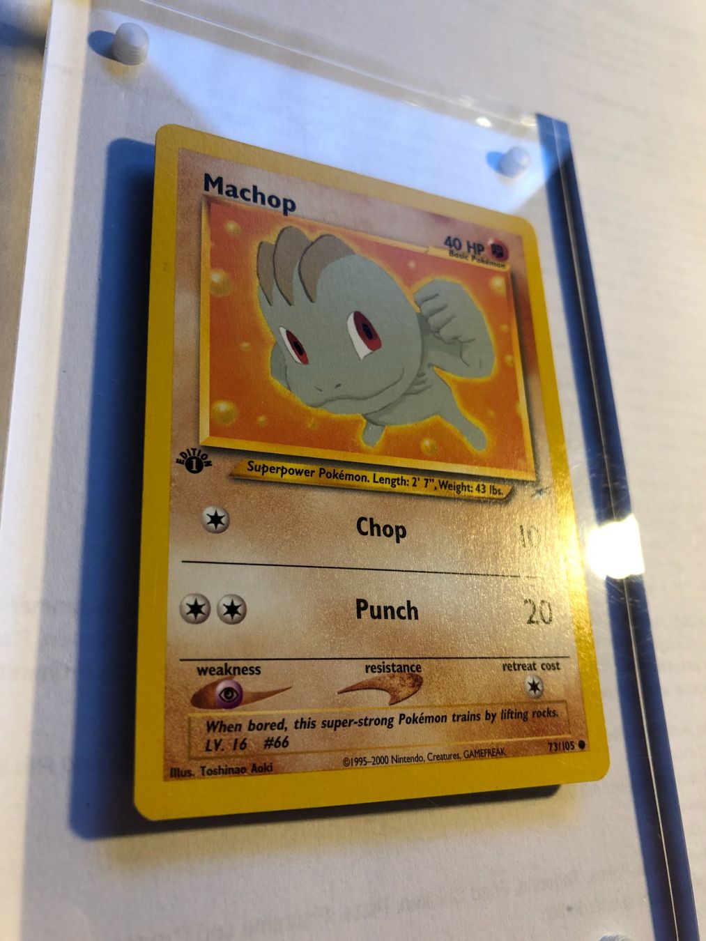 Carte collezionabili: Machop 1st Neo Destiny - MINT - ab 1.- – Usato da Giubiasco venduto da dan_pr8b 1