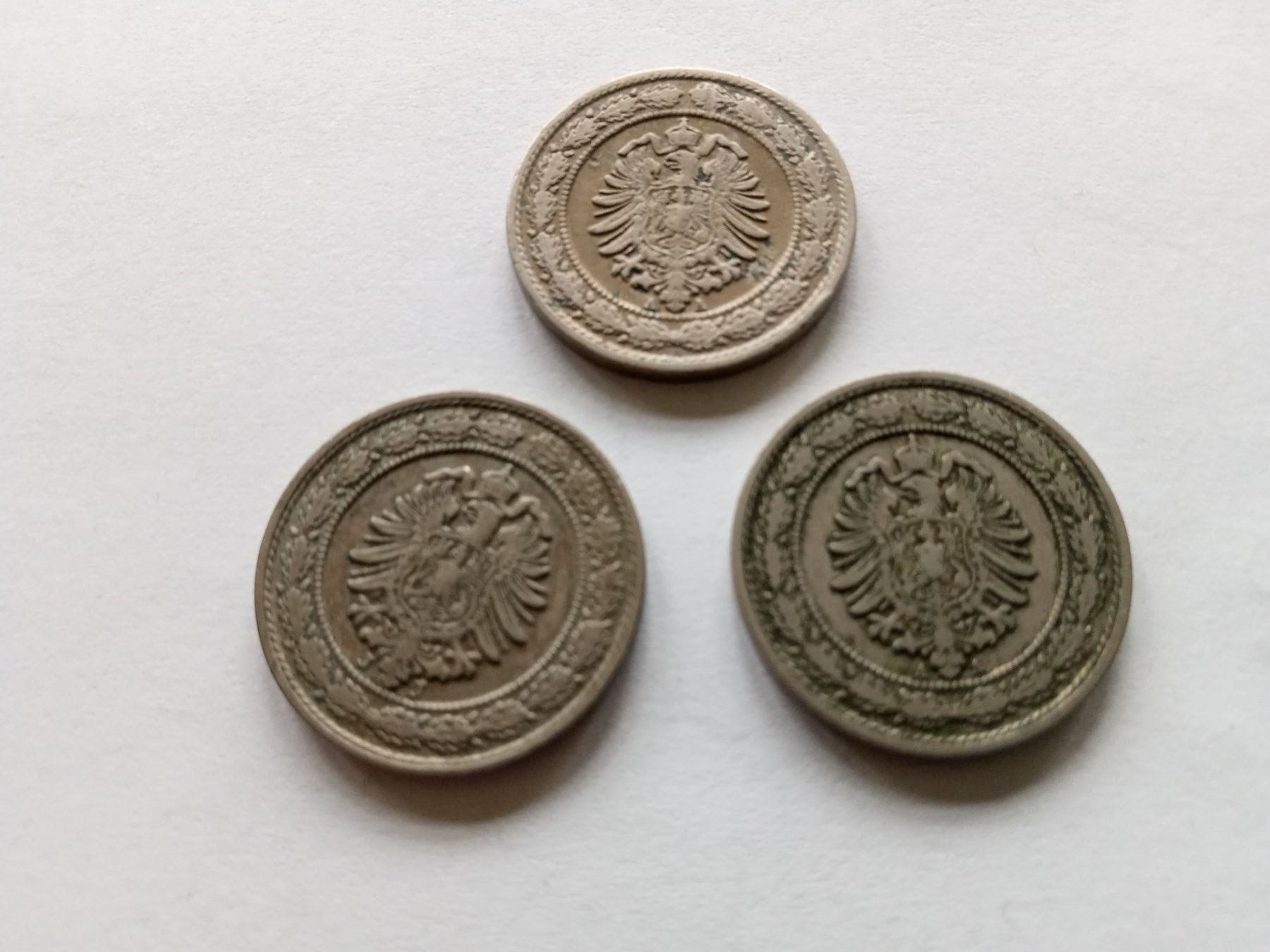 Tutti le monete: 1888 3 x 20 Pfennig – Usato da Niederried Interl venduto da Icespider 3
