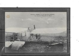 Flugzeug/Monoplan Blériot mit Pilot Gibert