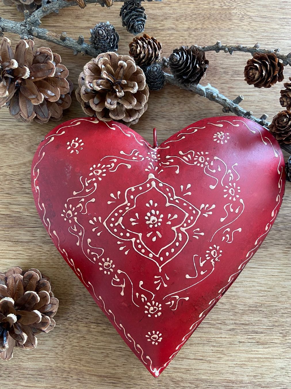 Tutte le decorazioni: Dekoherz rot, Winterdeko, Shabby Chic, L... – Usato da St. Gallen venduto da luzi06
