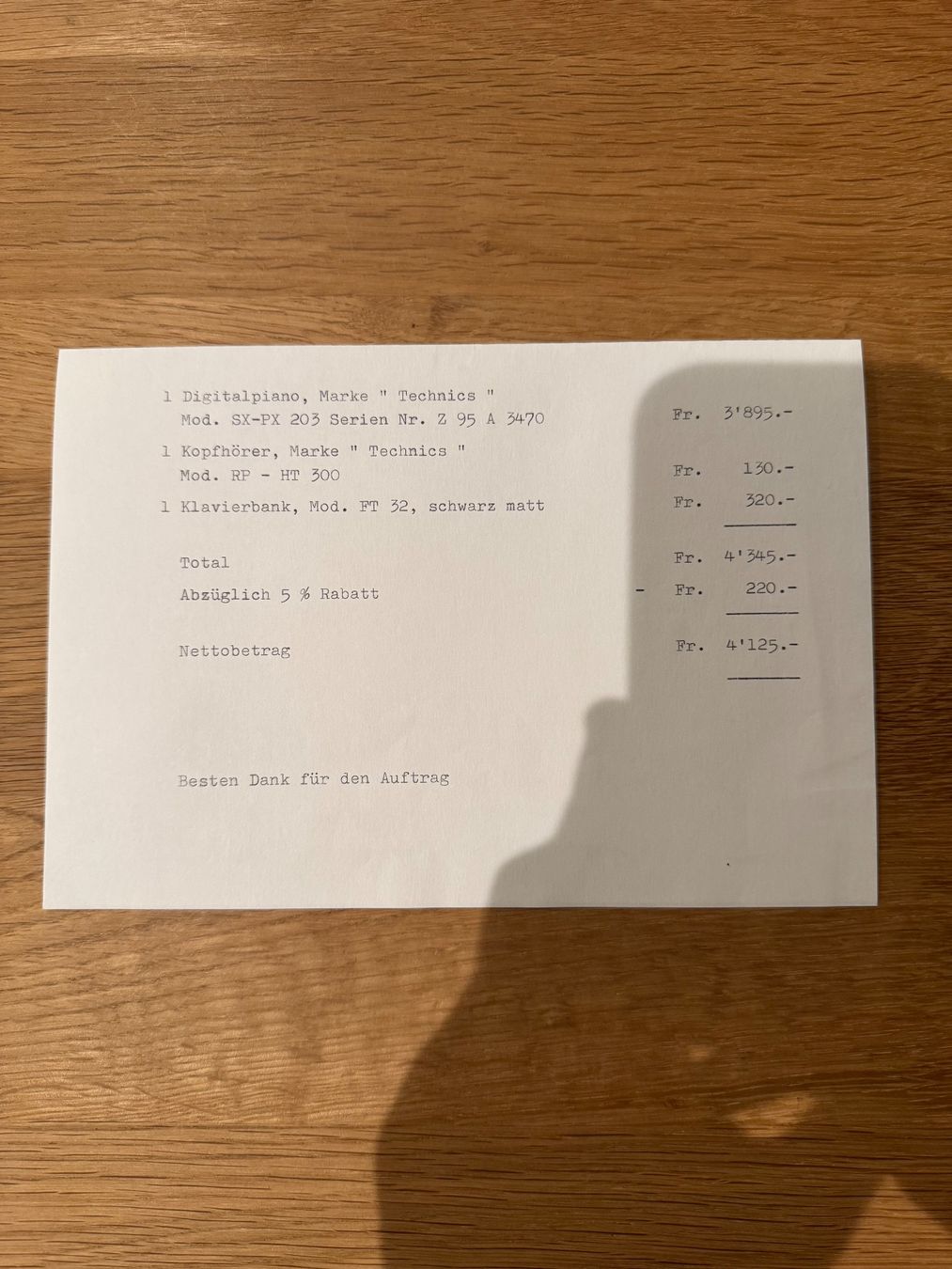 Technics Musikinstrumente: Technics Digital Piano SX-PX 203 mit Hocker – Gebraucht aus Sattel von lelehuerli7 5