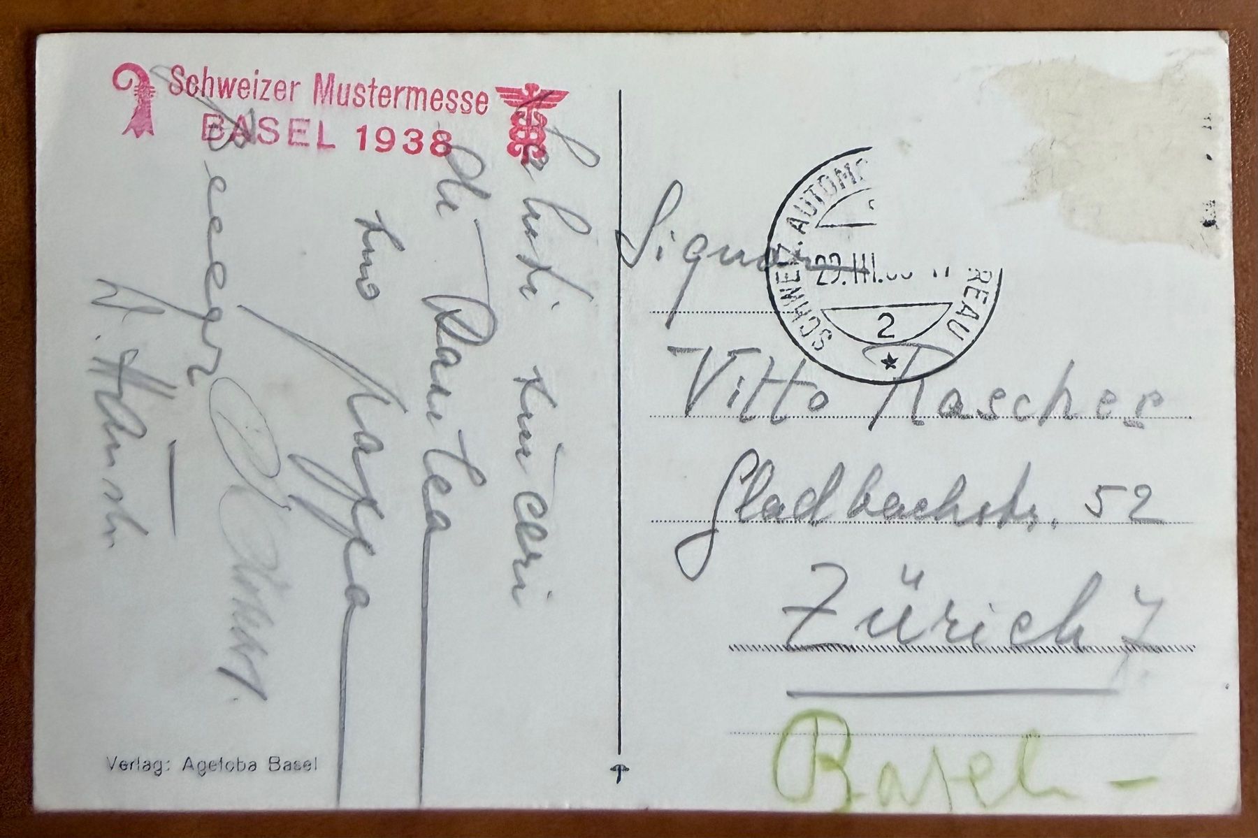Cartes postales: Basel - Markplatz - Oldtimer - 1938 – D'occasion à Lutry par Ediego 2