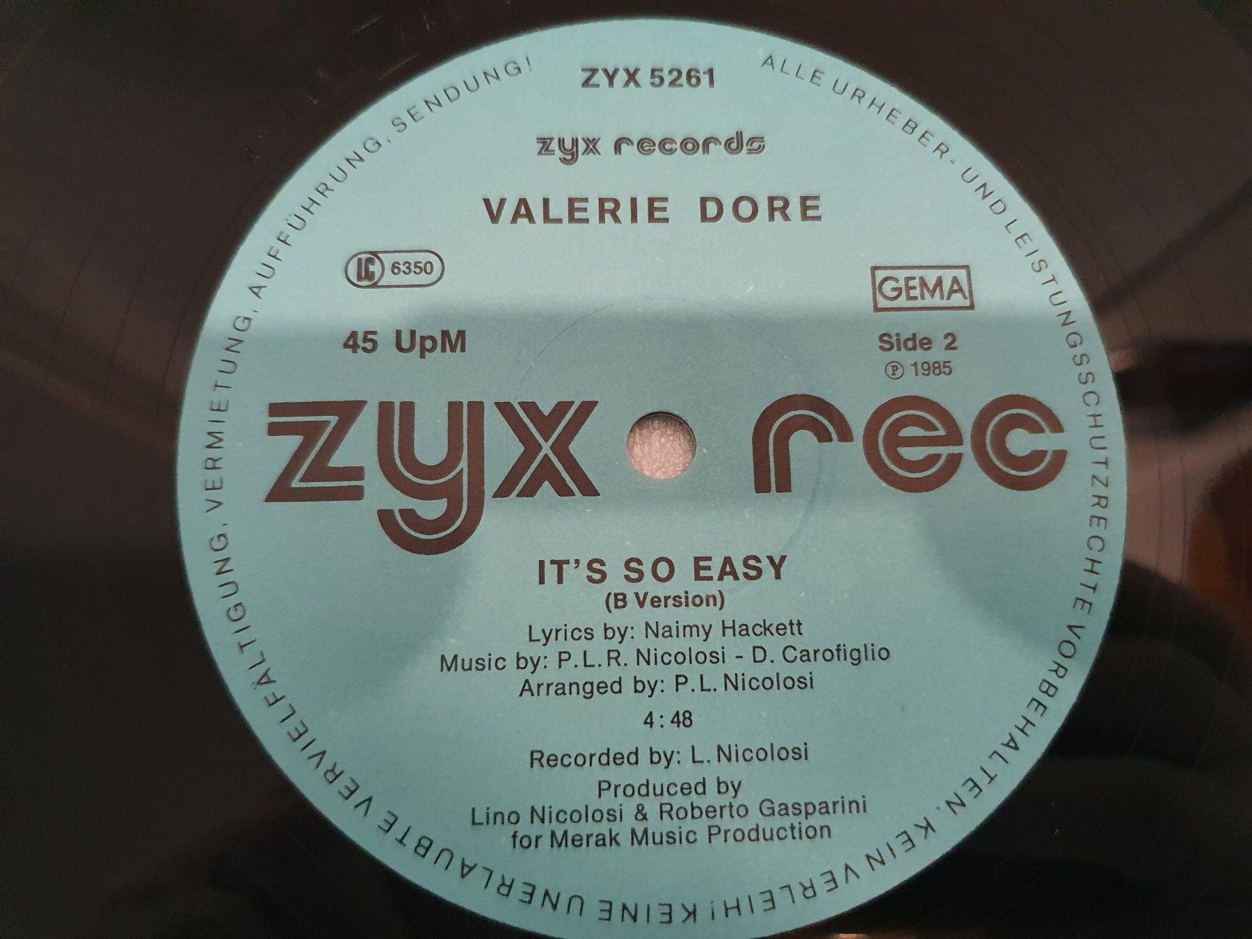 Dischi in vinile: Valerie Dore – It's So Easy – Usato da Uster venduto da Vinyl-Leidenschaft 6