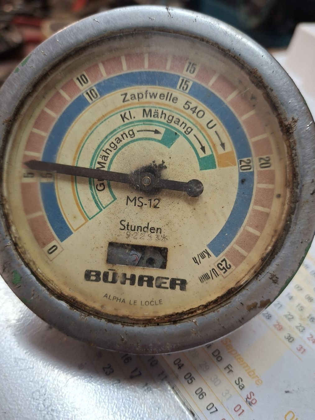 Autres pour métaux et serrurerie: Bührer Zähler zu MS12 defekt – Défectueux à Aeschau par Elu2000 1