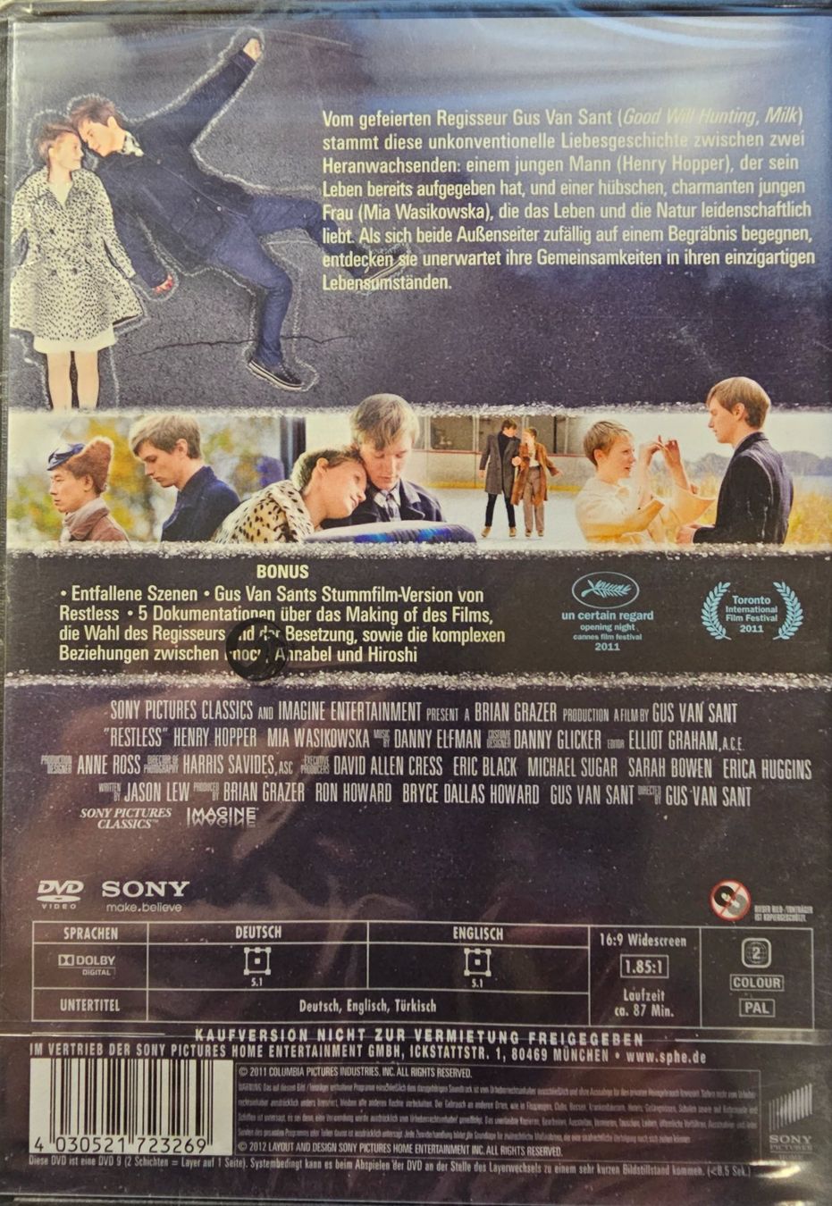 Alle DVDs: Restless – Neu und originalverpackt aus Wahlen b. Laufen von Cg10 1