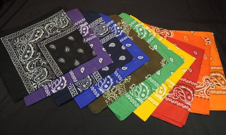 Bunte Bandana Tücher, 10er Set, Sommerliche Accessoires