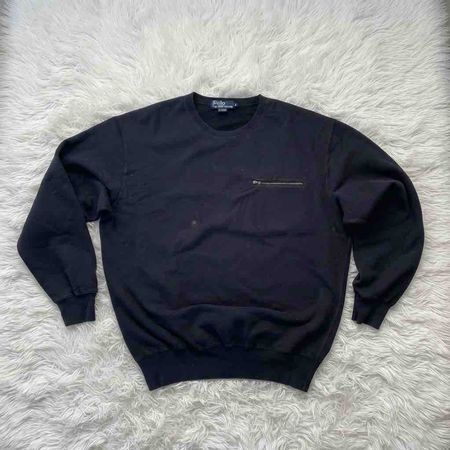 Sweatshirt Polo Ralph Lauren noir, état acceptable