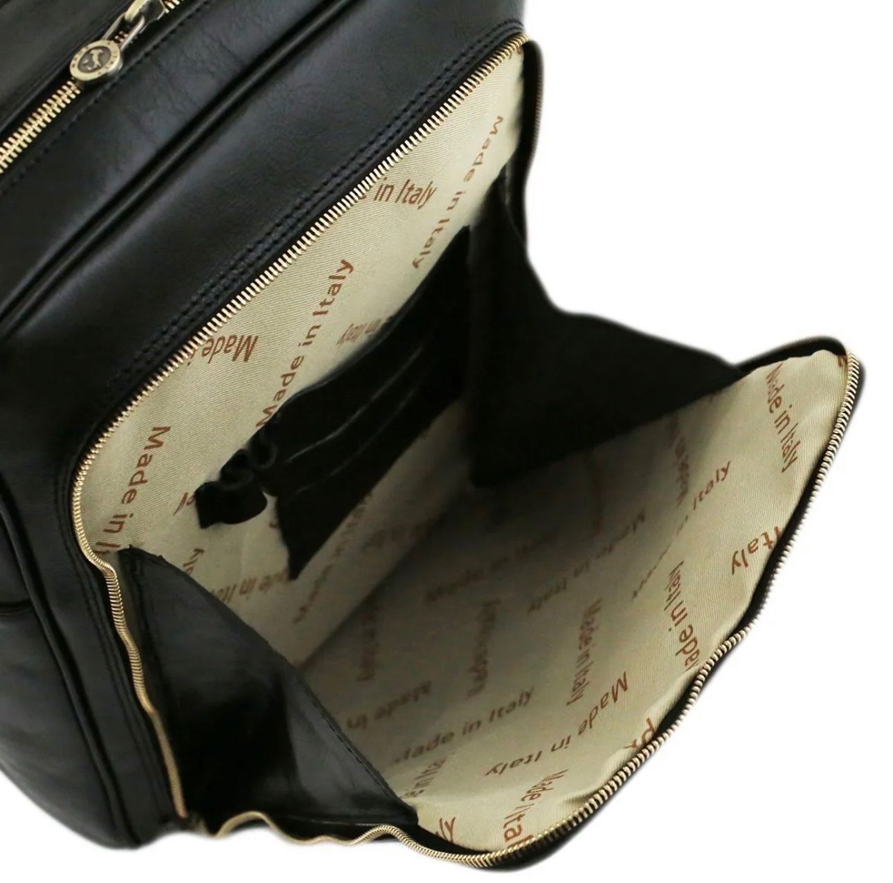 Zaini: Lederrucksack Tuscany - Farbe: Schwarz – Nuovo e nell'imballaggio originale da Wittenbach venduto da WWW.DRILUBAGS.CH 5