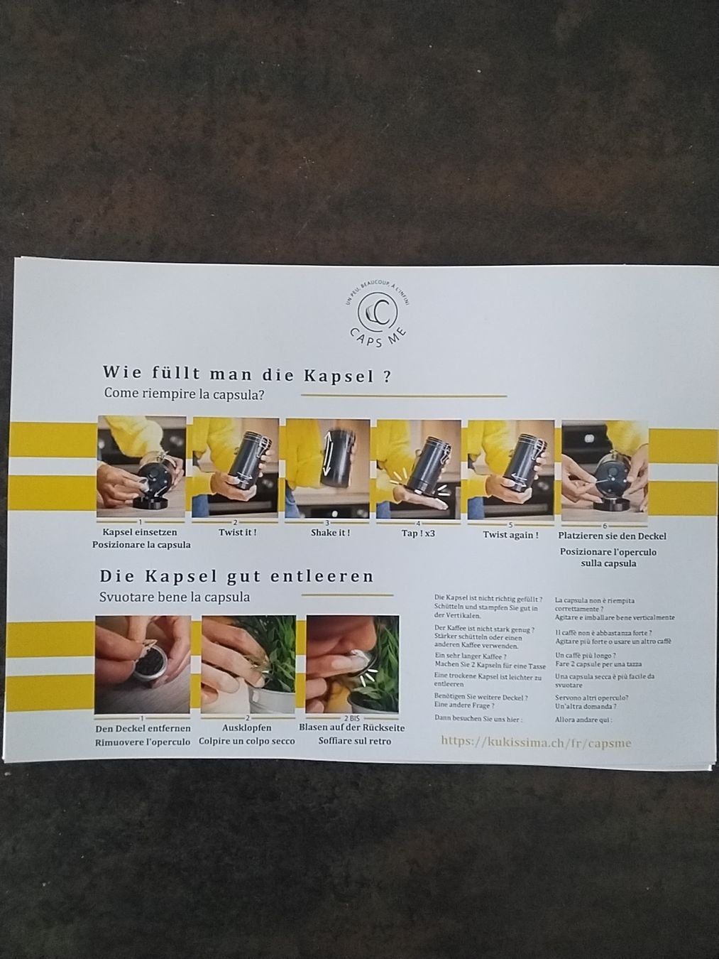 Kaffeemaschinen & Espressomaschinen: Caps Me  – Neu und originalverpackt aus Eschlikon TG von glo_5qn8 2
