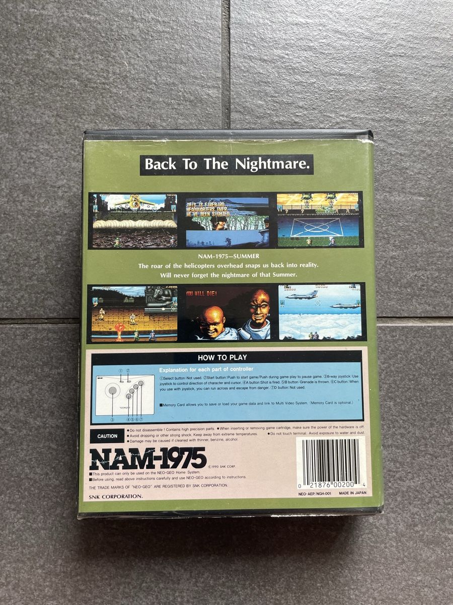 Snk Giochi: Neo Geo NAM-1975 AES US Modul – Usato da Zürich venduto da cENS0R 2