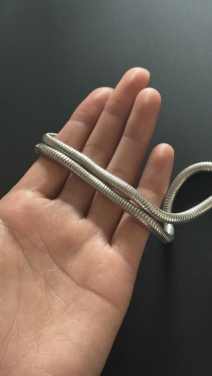 Catenine: Snake Halskette 925 Silber 3mm neu – Nuovo (secondo la descrizione) da Gümligen venduto da kleiderschrankbe6 3