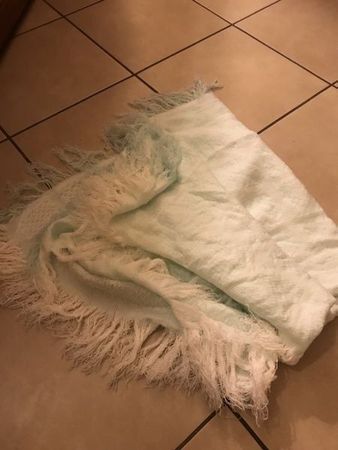 Damen Mädchen Foulard Schal mint grün