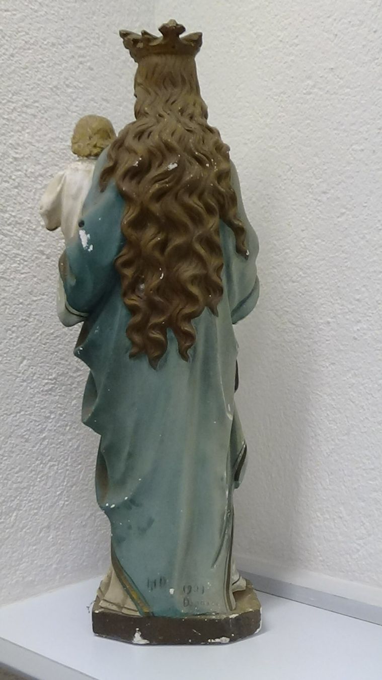 Sculture & Statue: Antike Madonna mit Kind von 1909 Gips – Usato da Wiedlisbach venduto da Bobesch10 3