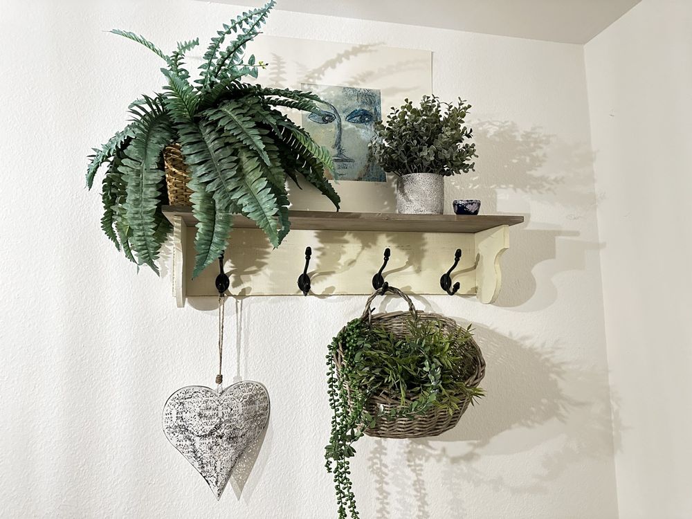 Hess Kindergarderobe 'Bär' Aus Holz - 5 Haken, Handgefertigt, 35x21x6,5 Cm