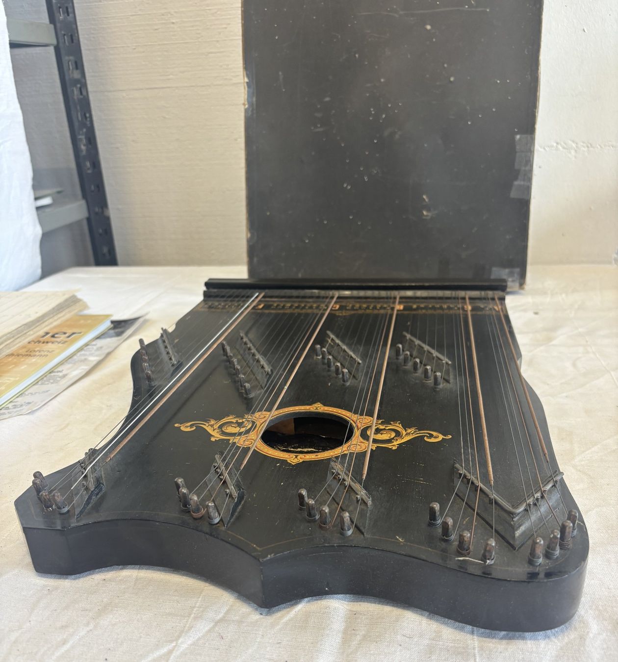 Musikinstrumente: Akkordzither Aeol Amerika antik – Gebraucht aus Suhr von Brocki-Suhr 6