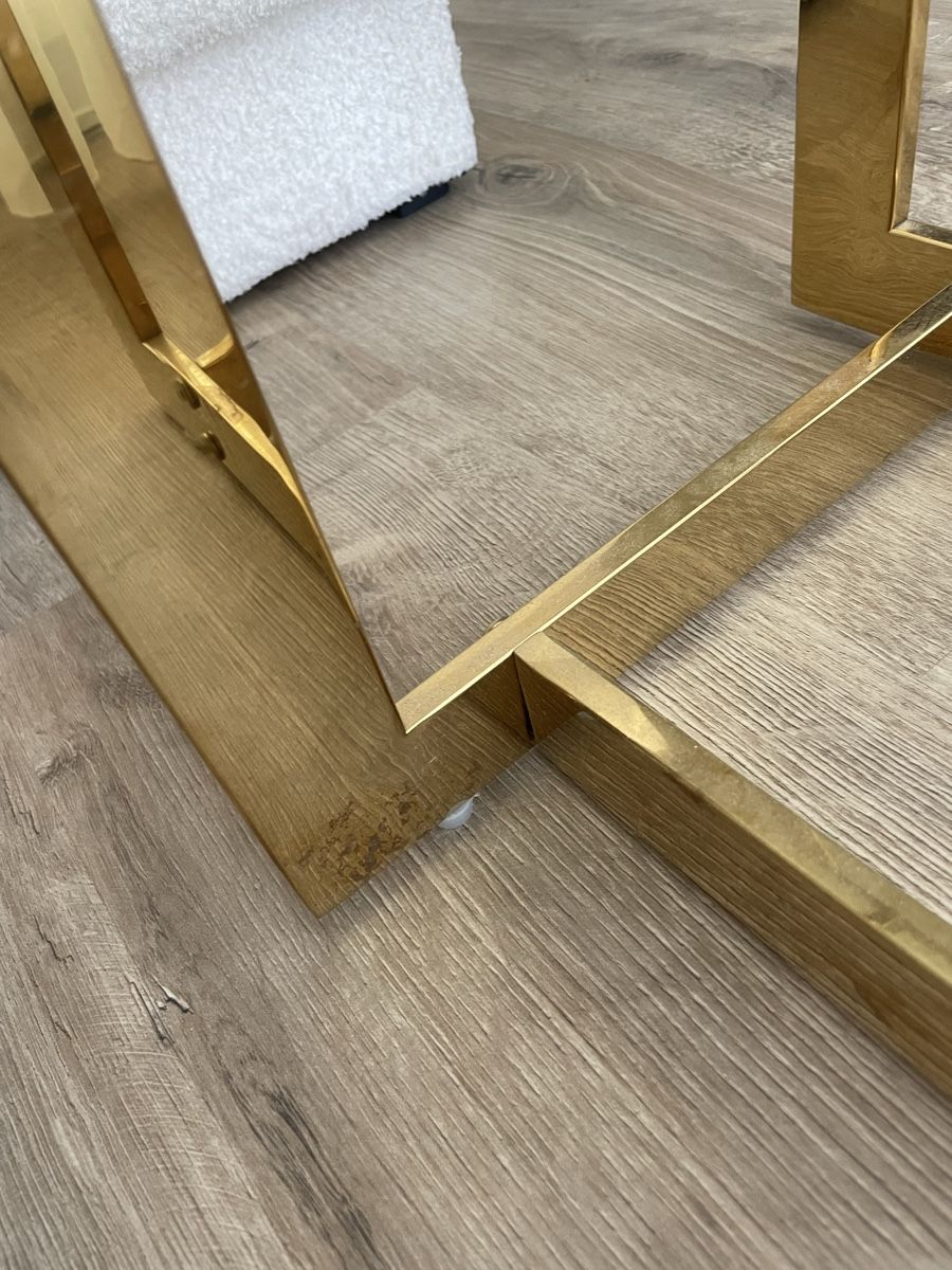 Beliani Comodini: Goldener Glas-Beistelltisch – Usato da Anglikon venduto da alessandra.na 3