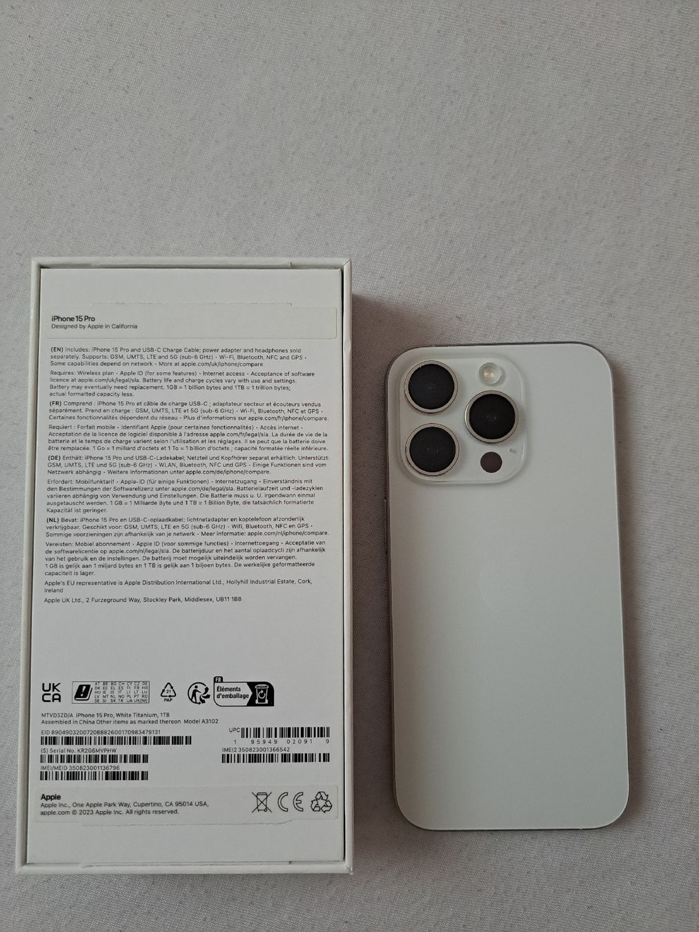 Apple Portables: iphone 15 pro 1tb – D'occasion à Gelterkinden par bambi037 1