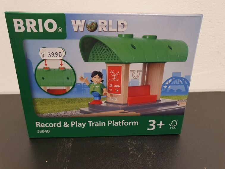 Brio Giocattoli: Neu - Brio - 33840 - Record & Play Train Platform – Nuovo e nell'imballaggio originale da Dagmersellen venduto da Jarsetz_Restposten