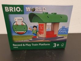 Neu - Brio - 33840 - Record & Play Train Platform
