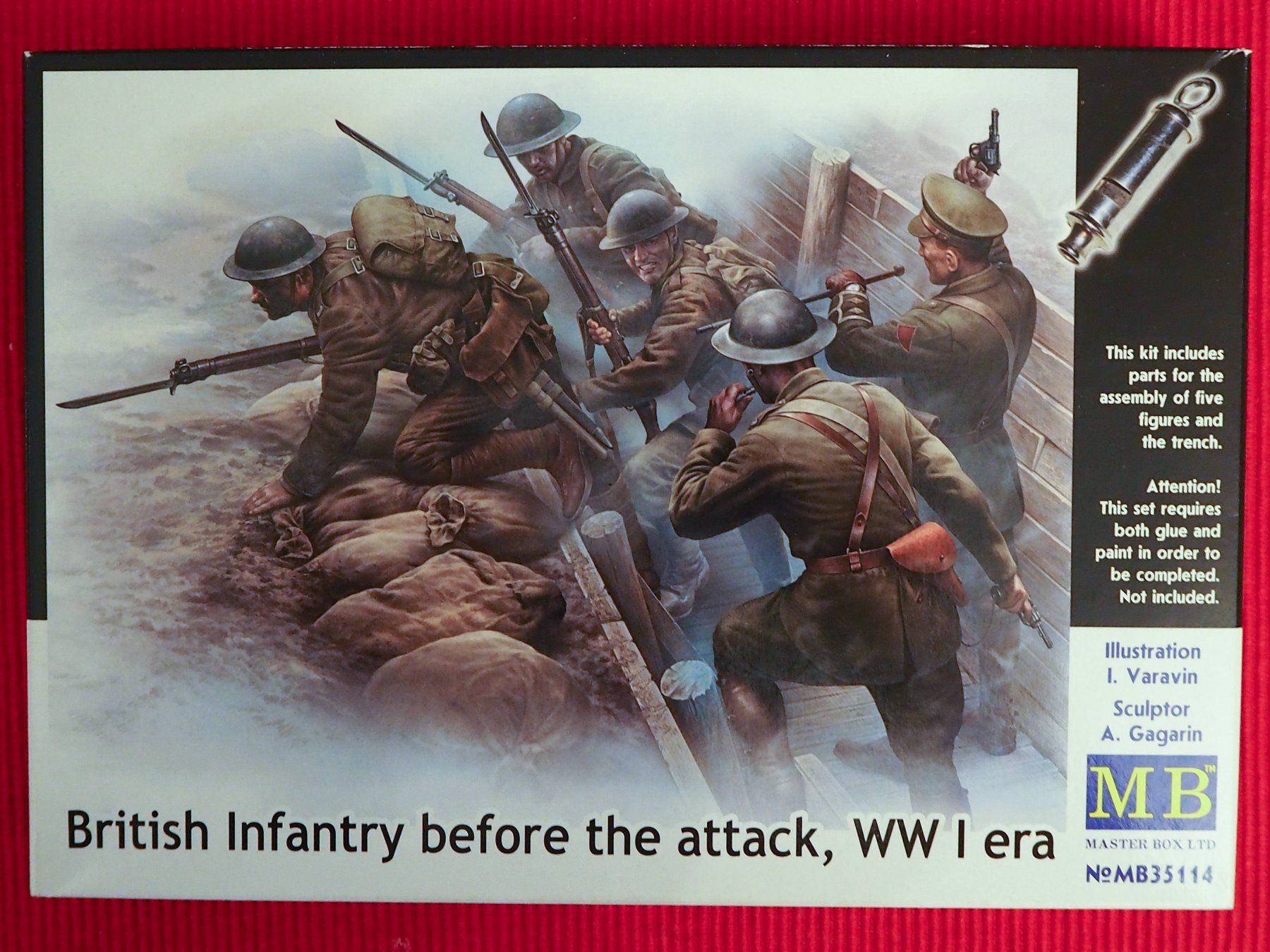 Kit di modellismo & Modellini statici: Master Box / British Infantry before the attack / 1/35 – Nuovo (secondo la descrizione) da Chur venduto da big_5zx8