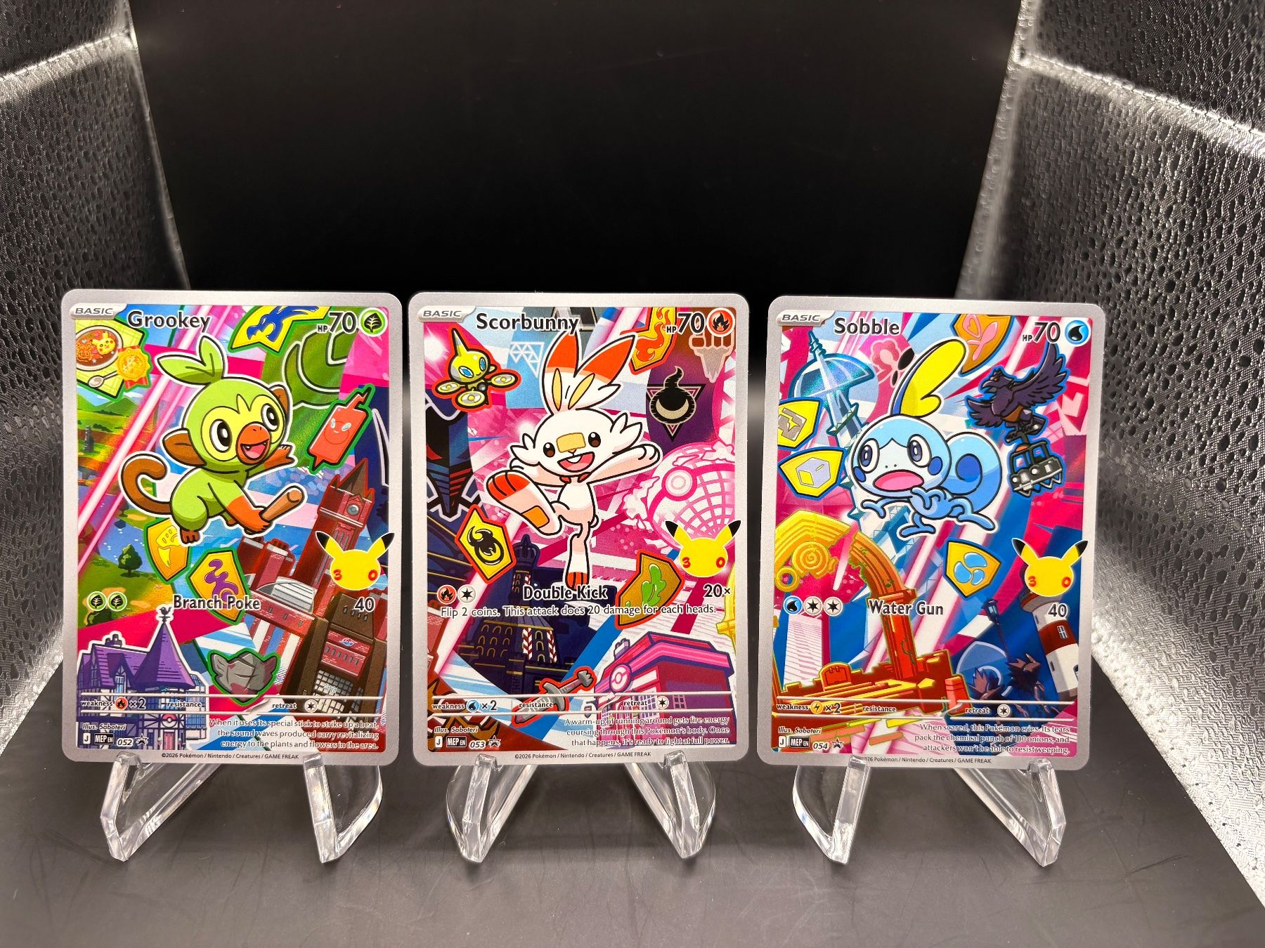Pokémon Carte collezionabili: First Partner Series 2 Set EN Grookey Scorbunny Sobble – Usato da Stansstad venduto da Tigious