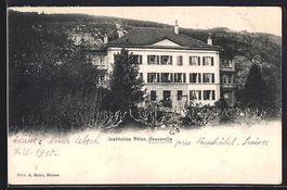 AK Neuveville, Institution Péter, 1910