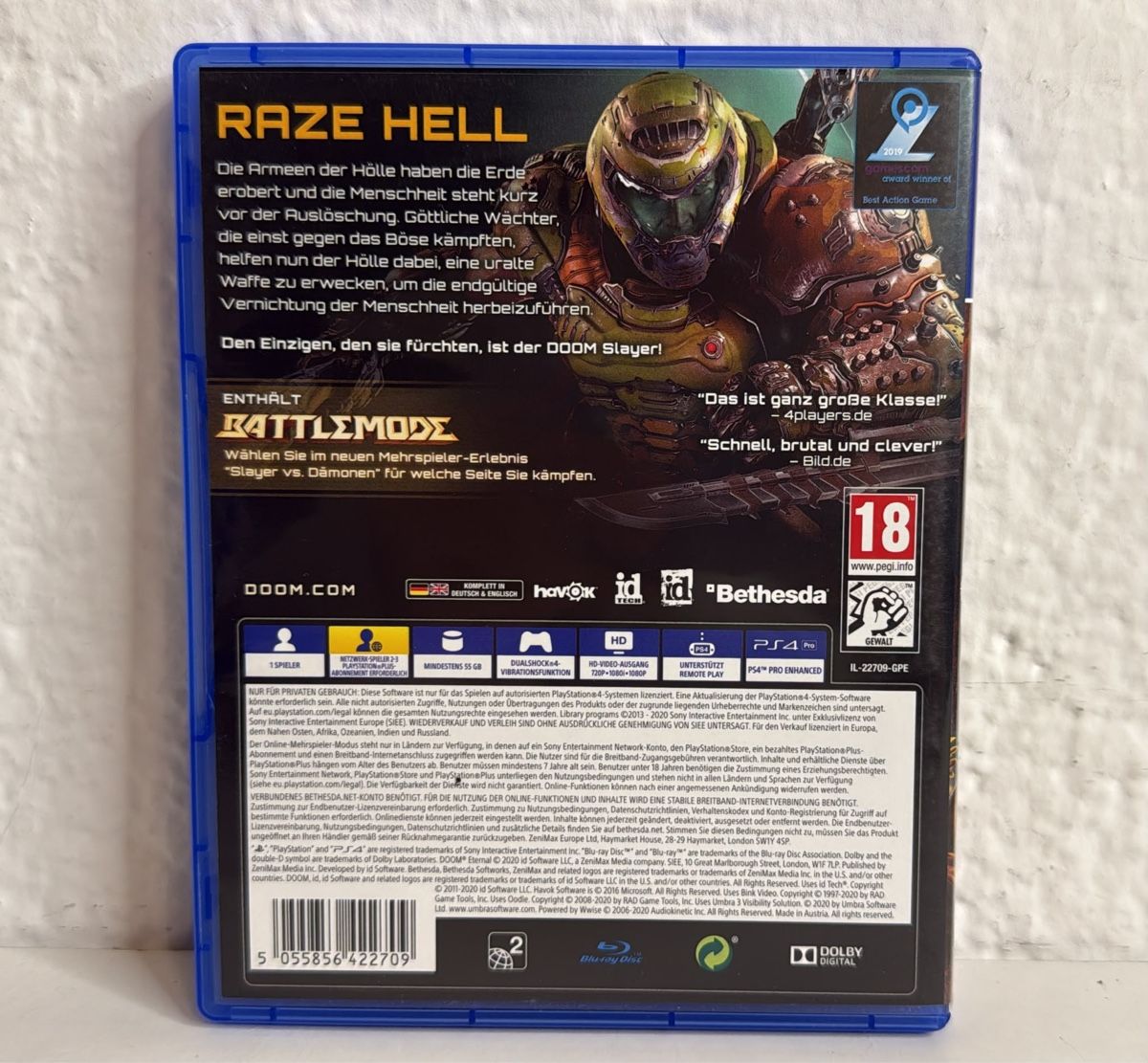 Sony Spiele: DOOM Eternal - PS4/PS5 Game – Gebraucht aus Ehrendingen von bubulence 1