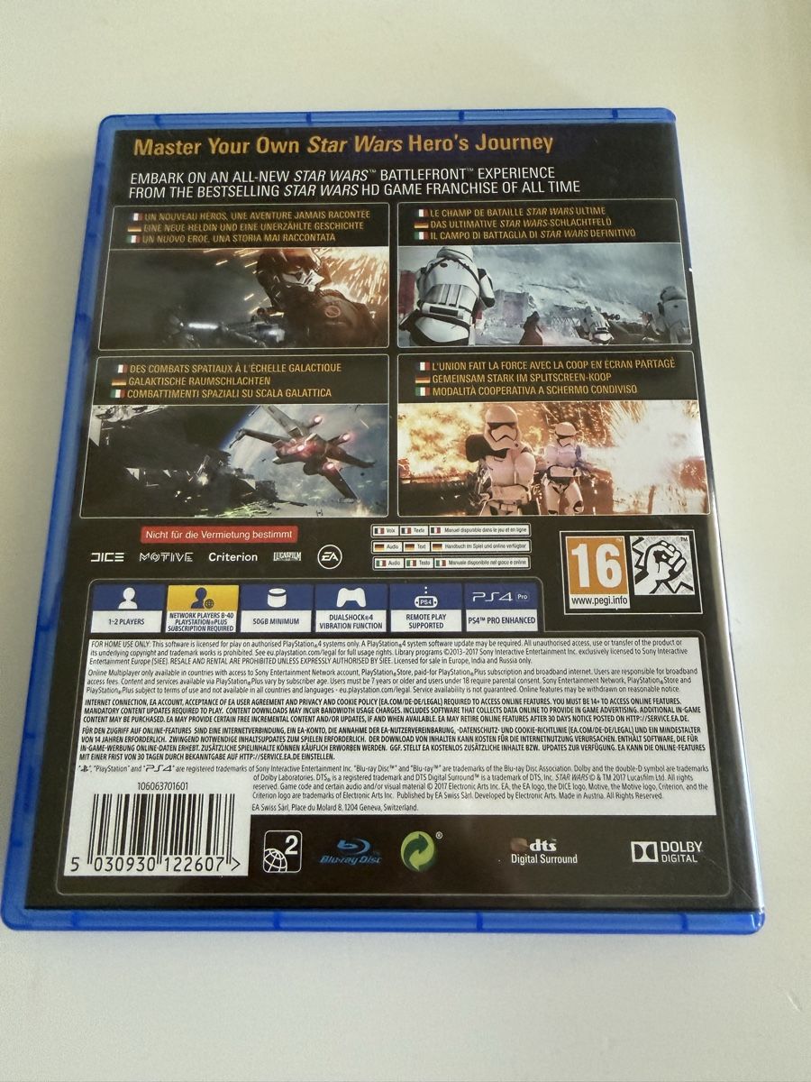 Spiele: Star Wars Battlefront 2 PS4 – Gebraucht aus Stallikon von Weihnachtsgnom 2
