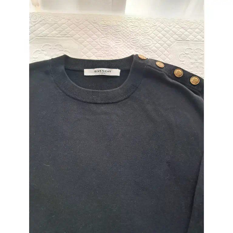 Givenchy Pulls & Sweat-shirts: Givenchy Pullover Schwarz Goldknöpfe Herren L – D'occasion à Hünenberg See par nik_g2y2 3