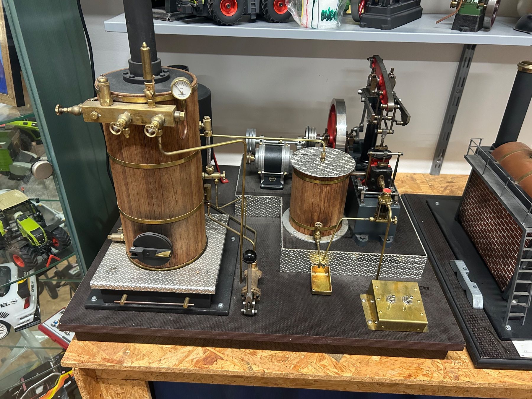 Kit di modellismo & Modellini statici: Stuart Beam Dampfmaschine mit Kohlekessel – Usato da Altdorf SH venduto da Rosebowl 9