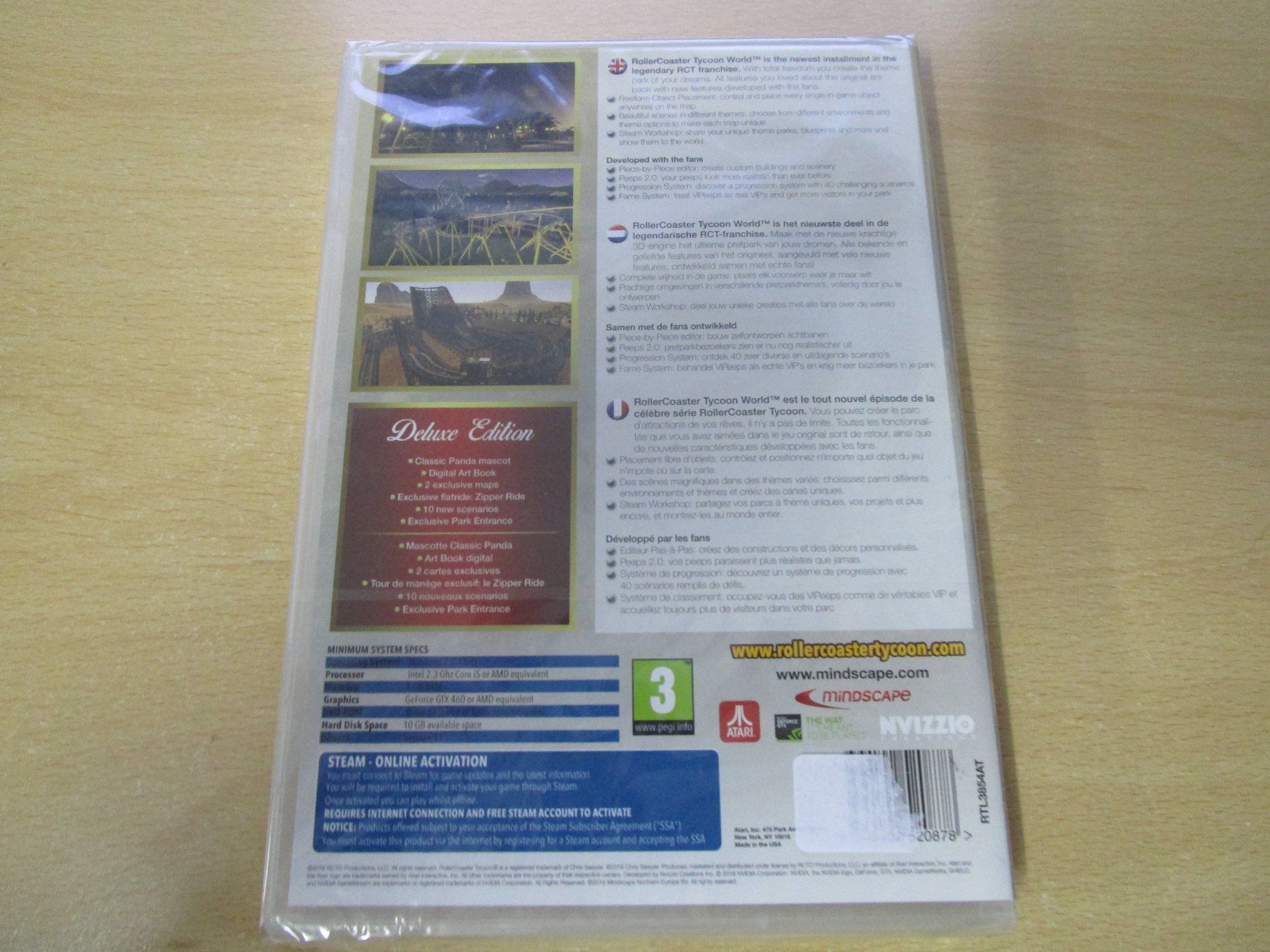 Giochi: Roller Coaster Tycoon World Deluxe Edition PC Neuware – Nuovo e nell'imballaggio originale da Goldau venduto da agestuffer 1