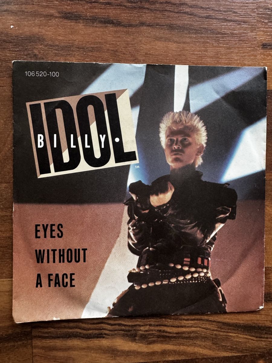 Dischi in vinile: Billy Idol - Eyes Without A Face - 7" Single - 80s – Usato da Rorbas venduto da BlackstarRecords