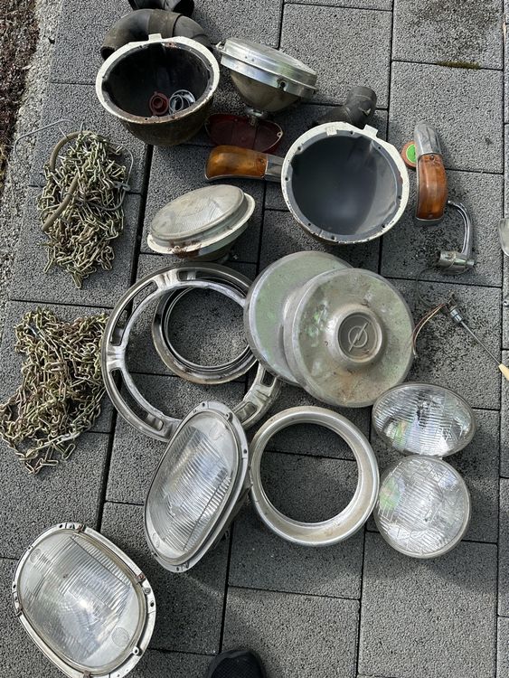 Oldtimer Teile Kotflügel Scheinwerfer usw. | Kaufen auf Ricardo