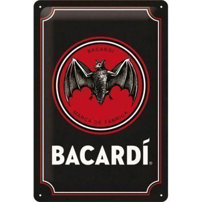 Bacardi Insegne: Blechschild-BACARDI LOGO-NEU – Nuovo e nell'imballaggio originale da Rupperswil venduto da big-one-sale