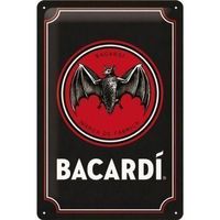 Blechschild-BACARDI LOGO-NEU