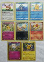 8xPokemon McDonalds Promo Karten 2014-2018