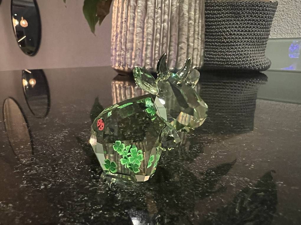 Statuette: Swarovski Lucky Moo – Nuovo e nell'imballaggio originale da Meilen venduto da SandyB211