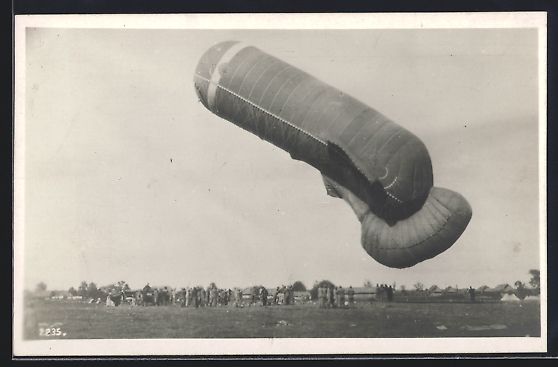 Bilder & Poster: AK Fessel-Ballon beim Start – Gebraucht aus Berlin von bartko-reher