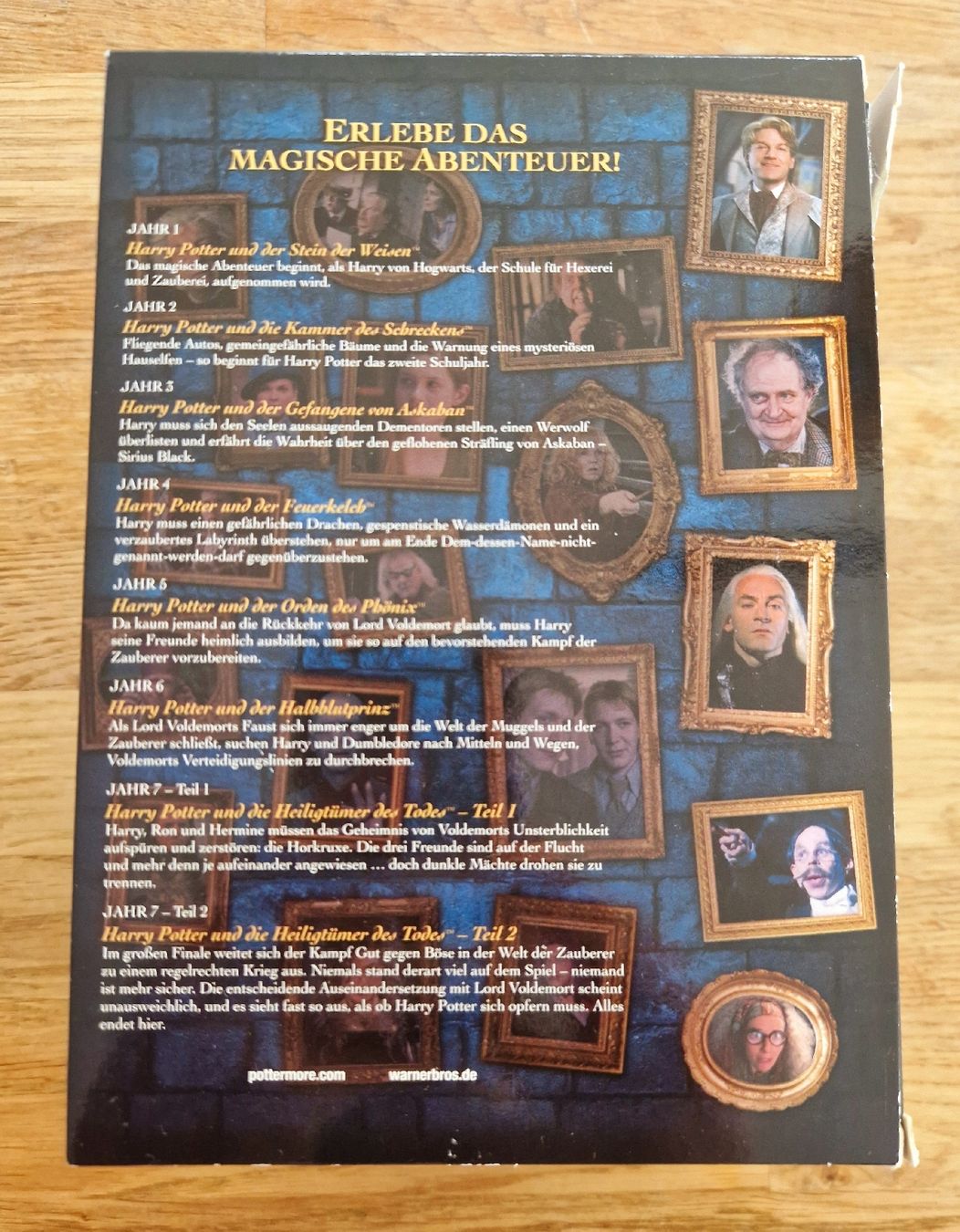 Alle DVDs: HARRY POTTER COMPLETE COLLECTION 8 FILME – Neu (gemäss Beschreibung) aus Mollis von  3