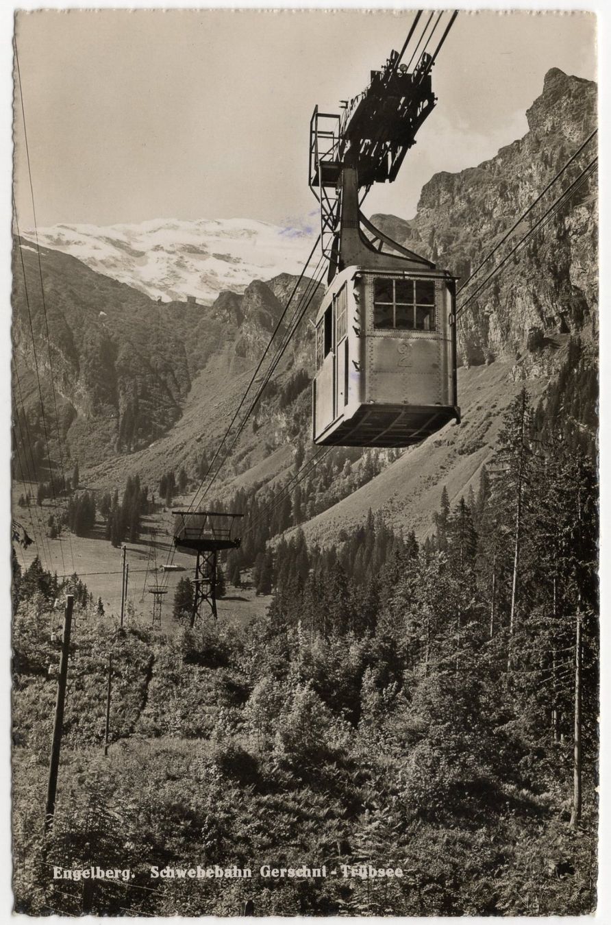 Cartoline postali: Engelberg. Schwebebahn Gerschni - Trübsee – Usato da Eglisau venduto da Chperfins