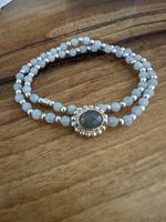 Doppelarmband Aquamarin