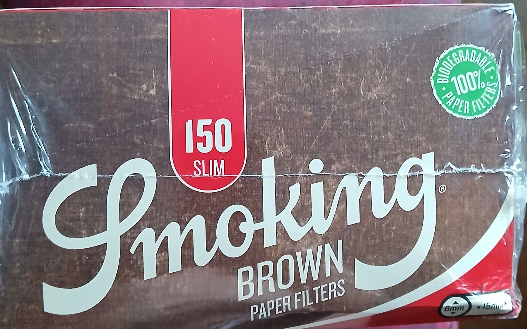 Sonstige Tabakwaren: filtres smoking brown biodégradables – Neu und originalverpackt aus Lausanne von Soulbrother