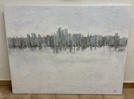Modernes Strukturbild Acryl 115x90 cm – Karin Knöpfel 2021
